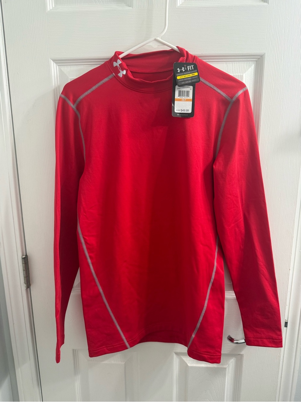 Under Armour Red ColdGear Fitted Performance Top
